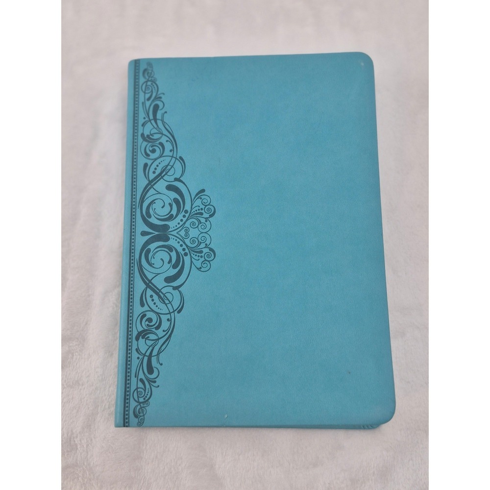 New Holman HCSB Holy Bible Teal Faux Leather Filigree Compact Christian Standard
